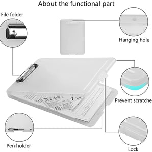 Writing pad with storage