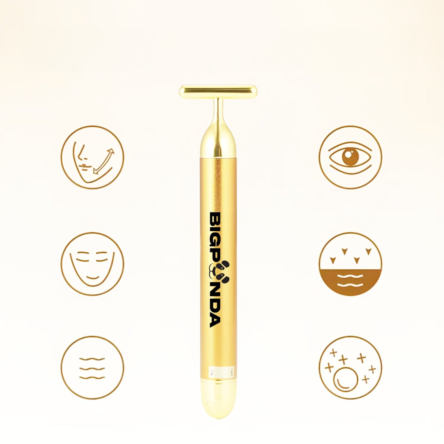 Bigpanda 24K Gold Electric Facial Massage Roller